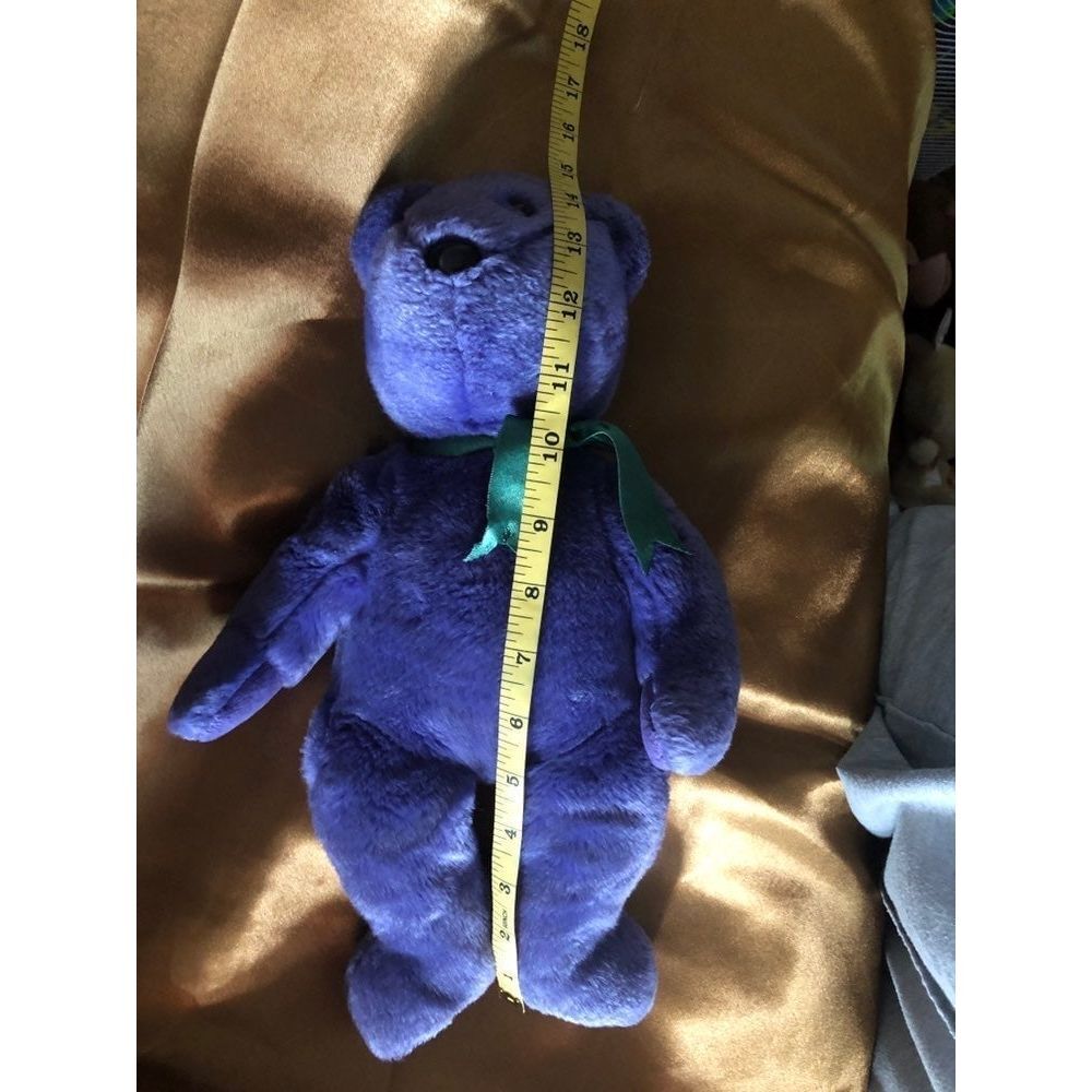 Ty purple Beanie‎ Baby Bear 2000 - Picture 3 of 7